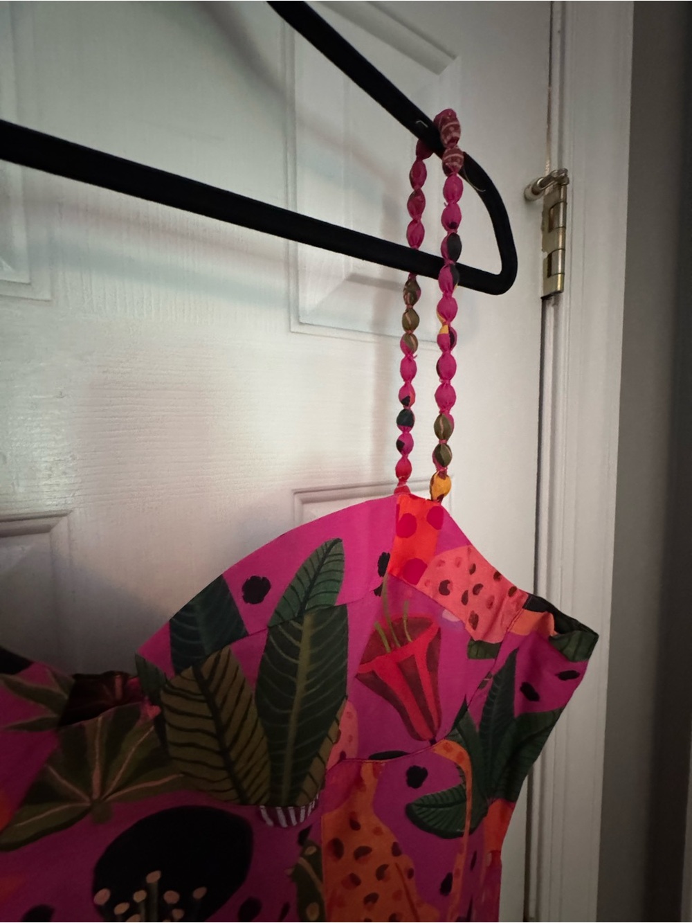 FARM Rio Hot Pink Pops Leopard Maxi Dress - Picture 6 of 8